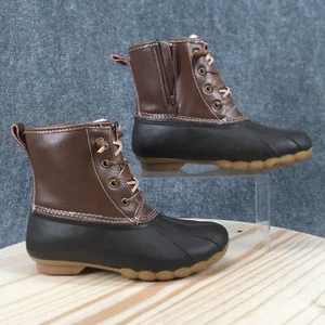 Serra Waterproof Rain Boots Womens 8 Brown Rubber 3M Thinsulate Insulation 12259 - Picture 1 of 18