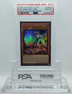 YUGIOH 1ST GRCR-EN005 NOH-PUNK FOXY TUNE COLLECTOR'S PSA 10 GEM MINT #72329053 - Picture 1 of 12