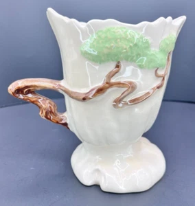 Roseville Pottery Ming Tree 1949 White Mid Century Modern Vase 572-6 - Picture 1 of 9