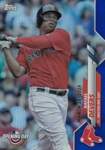 2020 Topps Opening Day RAFAEL DEVERS Blue Foil #169 Red Sox QTY Avail - Picture 1 of 1