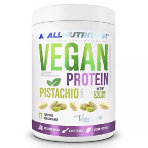 All Nutrition Vegan Protein Powder Pistachio 500 Grams - Picture 1 of 2