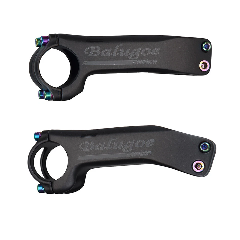 BALUGOE Full Carbon fiber Bicycle Stem Carbon Bike Handle Stem 28.6-31.8  6°/17° - Image 1 of 4