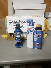 NIB 2011 MILLER BEER VENDOR MILWAUKEE BREWERS BOBBLEHEAD SGA ALUMINUM PINT