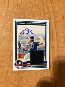 2023 Stars & Stripes - River Ridings - Collegiate Signatures Auto Relic /200