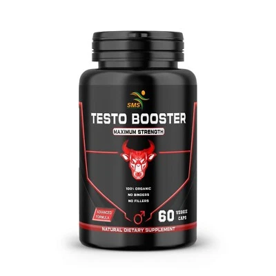 Testo Booster Resistencia Rendimiento Energético Píldora Orgánica 60 Cápsulas Vegetales Por SMS Foto 1 de 4