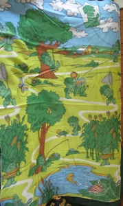 Jolly Green Giant Little Sprout leichte dünne Decke 46" x 72" Vintage - Bild 1 von 14