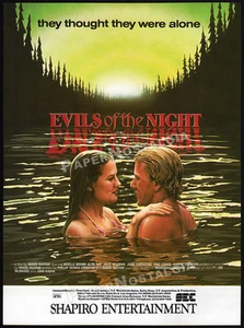 EVILS OF THE NIGHT - Original 1985 Comercio AD / ANUNCIO_ Tina Louise _ Julie Newmar - Imagen 1 de 1