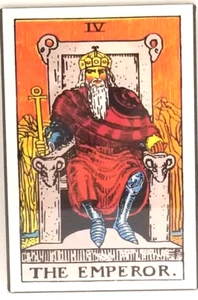 2x3 Kühlschrank/Spind Magnet Tarot Major Arcana The Emperor - Bild 1 von 2