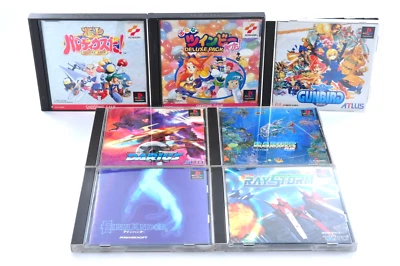 Gokujou Parodius Da! Einhander Twinbee set of 6 PS1 PlayStation Japan - Image 1 of 4