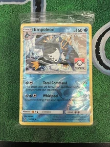 Pokemon SEALED Empoleon 34/156 Pokemon League Promo Pack April 2018 Season!! - Bild 1 von 2