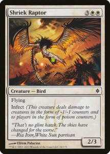 4 Shriek Raptor 4x x4 - NM/LP - New Phyrexia - SPARROW MAGIC mtg - Picture 1 of 1