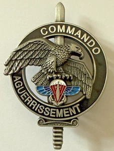 Brevet commando AGUERRISSEMENT FORCES SPECIALES PARA 2 RPIMA Argenté - Imagen 1 de 2