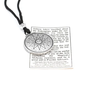 Talisman Weisheit Salomo Siegel Anhänger Halskette 2-seitig Charm - Bild 1 von 4