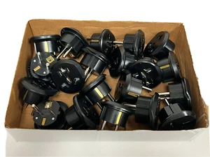 20x European Plug Adapter From U.S UK AU to Europe EU Round Pin 5mm E/F 20PC - Picture 1 of 6