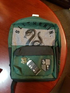Harry Potter Slytherin Backpack - Bioworld - NEW WITH TAGS - Picture 1 of 7