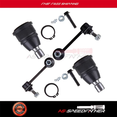 4 Pcs For 1993-1997 Mazda MX-6 Front Lower Ball Joint Stabilizer Bar End Link - Image 1 of 4