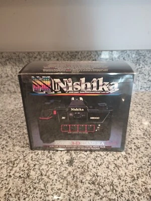 Cámara lenticular estéreo 3D cuadrascópica Nishika N8000 35 mm - ¡Nueva y sellada! Foto 1 de 4