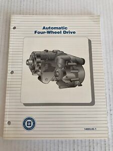 1997 General Motors 4WD 4X4 Transfer Cases NV136 NV246 Service Training Manual