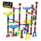  Marble Run Set, 127 Pcs Marble Race Track for Kids with Glass Marbles Upgrade 