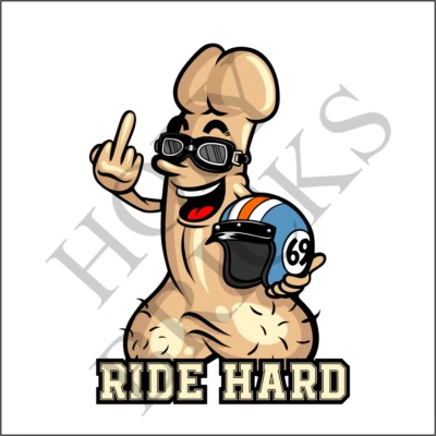RIDE HARD Oldschool Aufkleber Hot Rod & US Cars Vintage Sticker V8