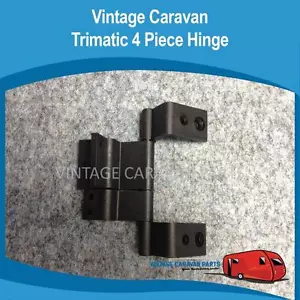 Caravan DOOR HINGE 4 PIECE Trimatic ( BLACK ) FREE POSTAGE D0121 - Picture 1 of 1