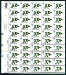 Scott #1462 15¢ Olympic Runner Mint Sheet MNH CV $20.20 - Picture 1 of 3