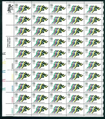 Scott #1462 15¢ Olympic Runner Mint Sheet MNH  CV $20.20 - Image 1 of 3
