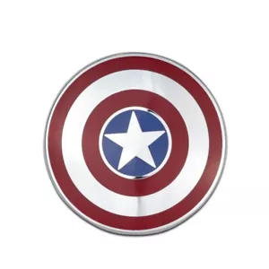 CAPTAIN AMERICA Shield 3D Metal Car Emblem - Motor Badge, 2.8", Durable Decor - Picture 1 of 5