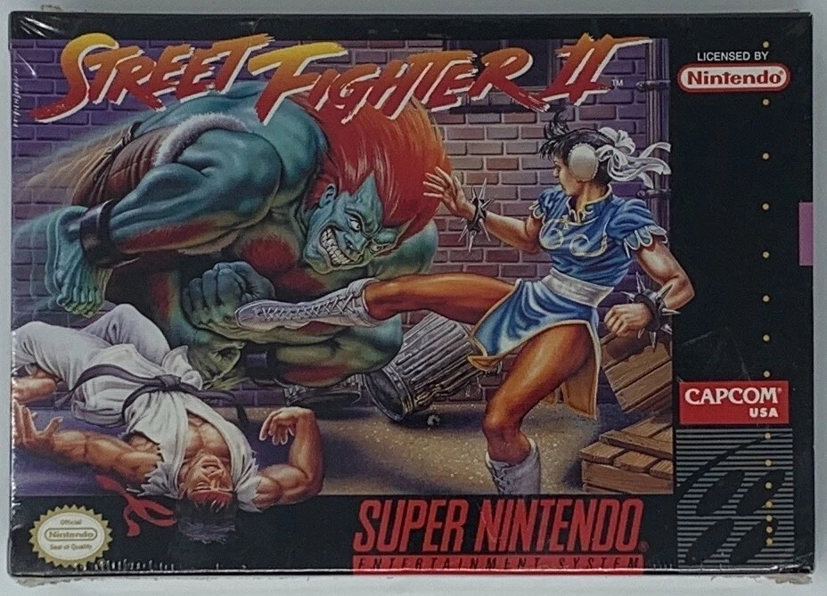 Street Fighter II Super Nintendo SNES 1992 - Image 1 of 4