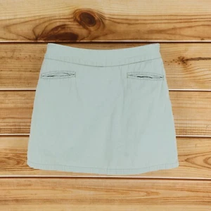 Cherokee Skort Womens Size 10 Light Green 100% Cotton Pockets Everyday Comfort - Picture 1 of 8