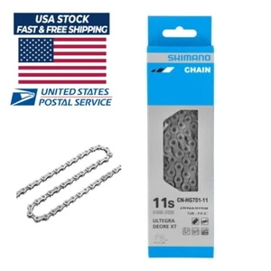 Shimano CN-HG701 11 Speed Chain Ultegra Deore XT MTB Road E-Bike 116L - Picture 1 of 2