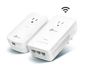 TP-Link WLAN Powerline Adapter Set TL-WPA8631P KIT(Dualband WLAN 1200Mbit/s, AV1 - Afbeelding 1 van 8