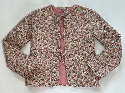 Куртка стеганая с принтом Cath Kidston London Pembridge Ditsy размер США 2 Великобритания 6 цветочный узор - Изображение 1 из 4