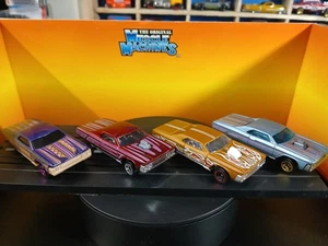 Hot Wheels Layin Lowrider lot of 4 variations mint loose - Picture 1 of 6