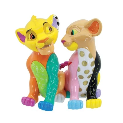 Disney Britto SIMBA & NALA OF THE LION KING Figurine 6017587 NEW 2025 - Image 1 of 4