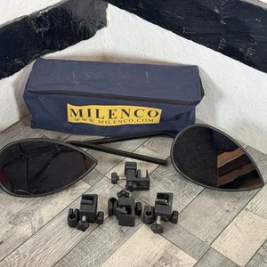 Milenco Areo 3 III Set Specchietti Traino Caravan Borsa Trasporto Piatta LEGGERE BENE - Foto 1 di 16