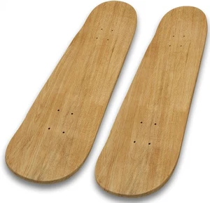 31"x 8" Blank Skateboard Decks,Natural,7-Layer Maple Double 2 Packs, Natural - Picture 1 of 7