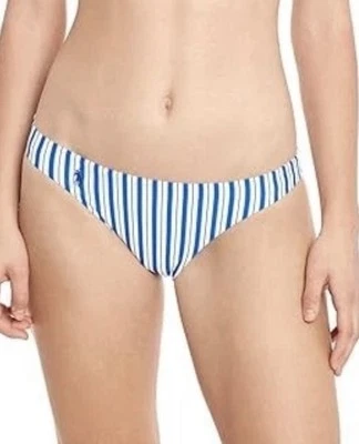 Polo Ralph Lauren L29230 Mujer Azul Empalmado Rayas Devin Hipster Pantalones Talla M Foto 1 de 4