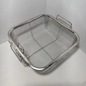 Air Fryer Basket Size 7.8 in W X 7.8 in L X 3 in Depth w/handle Hook Oven Type - Picture 1 of 5