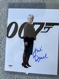 Judi Dench autographed signed 8x10 photo Skyfall Bond 007 PSA/DNA - Picture 1 of 2