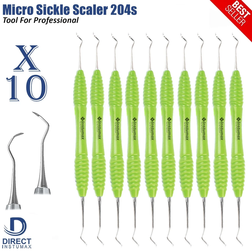 Sickle Scaler 204S Dental Hand Instruments Pro Periodontal Pick Hygiene Tool - Image 1 of 1
