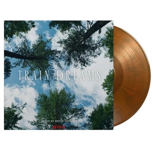 TRAIN DREAMS | Original Score by Bryce Dessner | Orange & Black Marbled Vinyl - Picture 1 of 5
