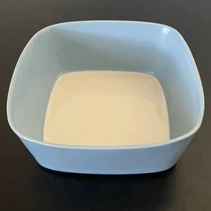 DANSK Graves Studio Ang.L blau 8" quadratisch Steinzeug Servierschale Schüssel AngL Winkel - Bild 1 von 11