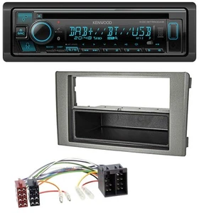Kenwood Bluetooth DAB CD MP3 USB Autoradio für Iveco Daily (06-14) dunkelgrau - Bild 1 von 7
