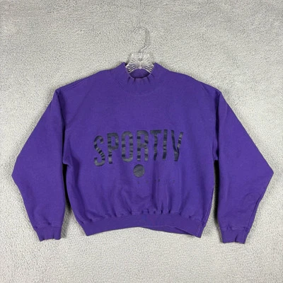 Sudadera De Colección Esprit Para Mujer Pequeña Púrpura Deportiva Informal Gimnasio Ropa de Calle Foto 1 de 4