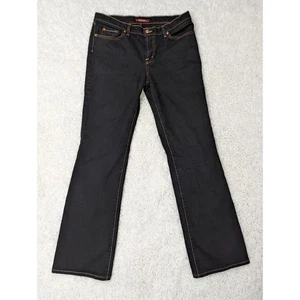 David Kahn Jeans gerades Bein Damen dunkle Waschung Denim Größe 10 mittlerer Bund - Bild 1 von 14