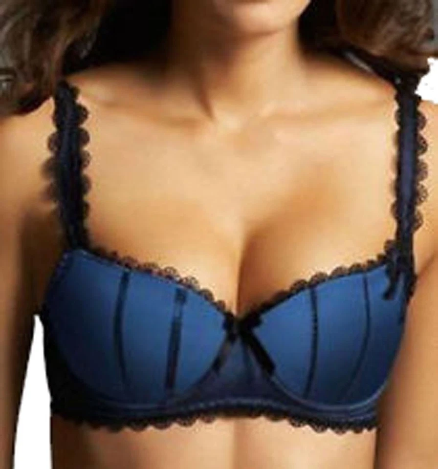 Sujetador acolchado de media copa con aros para dama Fauve Lucia FV0171 (azul persa) PEU 32B Foto 1 de 1