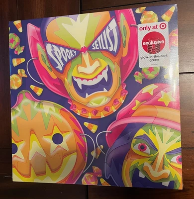 Spooky Setlist LP VARIOS GLOW GREEN VINYL LADY GAGA KATY PARRY LANA DEL REY  ++ - Image 1 of 4