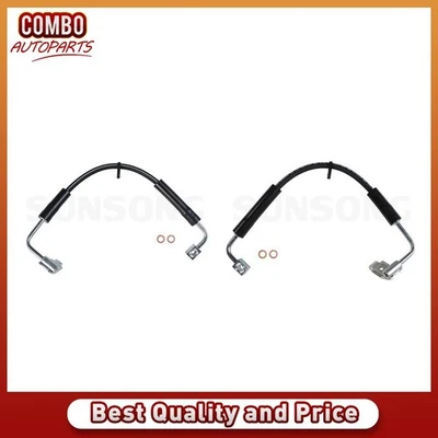 Manguera hidráulica de freno delantera izquierda y derecha para Jeep Wrangler 2008 2009 2010 Foto 1 de 4