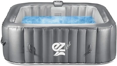 Piscina de PVC SereneLife para 4 personas bañera de hidromasaje spa 57,25 pulgadas con sistema de aire y agua y filtro Foto 1 de 4